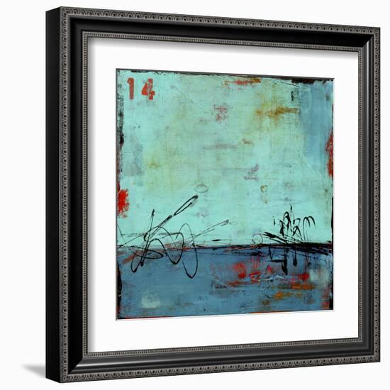 Blue Bay Marina II-Erin Ashley-Framed Art Print