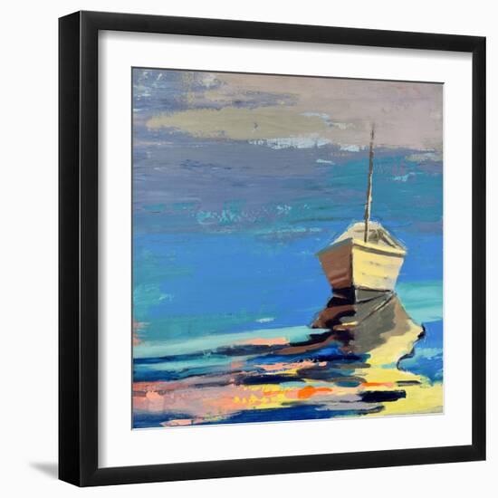 Blue Bay-Beth A. Forst-Framed Art Print