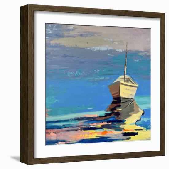 Blue Bay-Beth A. Forst-Framed Art Print