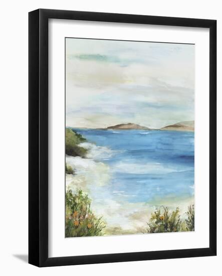 Blue Beach I-Allison Pearce-Framed Art Print