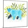 Blue Bear Strut-Kerstin Stock-Mounted Art Print