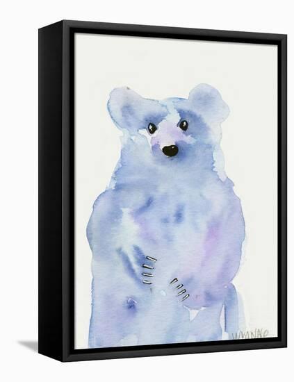 Blue Bear-Wyanne-Framed Premier Image Canvas