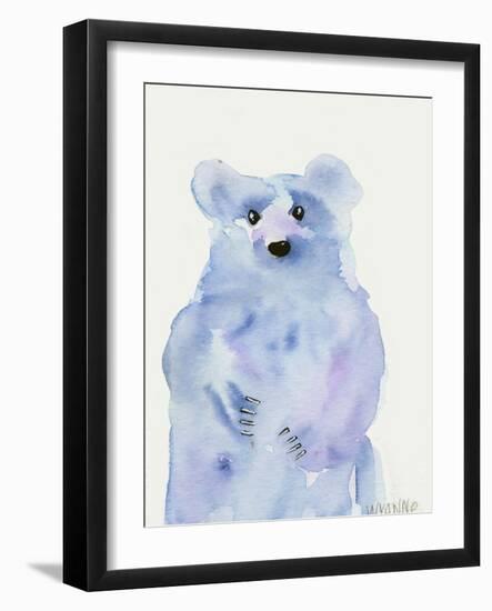 Blue Bear-Wyanne-Framed Giclee Print