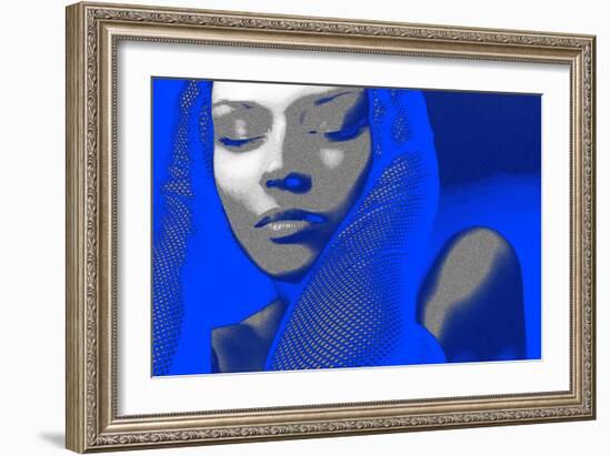 Blue Beauty-NaxArt-Framed Art Print