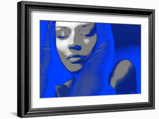 Blue Beauty-NaxArt-Framed Art Print