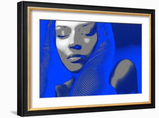 Blue Beauty-NaxArt-Framed Art Print