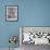 Blue Bedroom Cats-Bill Bell-Framed Giclee Print displayed on a wall