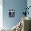 Blue Bicycle, Amsterdam, Netherlands, Europe-null-Mounted Photographic Print displayed on a wall