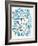 Blue Big Brows-Cat Coquillette-Framed Giclee Print