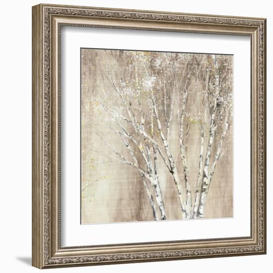 Blue Birch Neutral-Julia Purinton-Framed Art Print