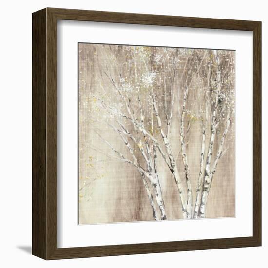 Blue Birch Neutral-Julia Purinton-Framed Art Print