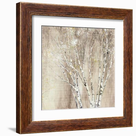 Blue Birch Neutral-Julia Purinton-Framed Art Print