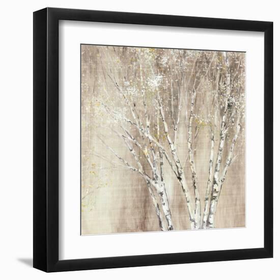 Blue Birch Neutral-Julia Purinton-Framed Art Print