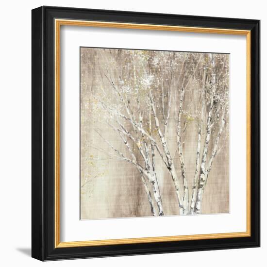 Blue Birch Neutral-Julia Purinton-Framed Art Print