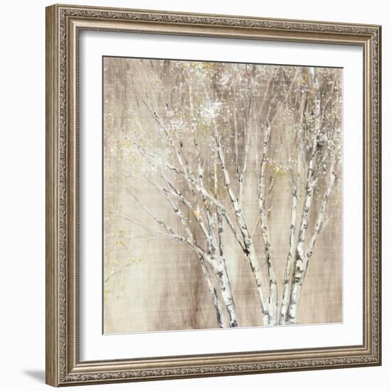 Blue Birch Neutral-Julia Purinton-Framed Art Print