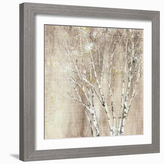 Blue Birch Neutral-Julia Purinton-Framed Art Print