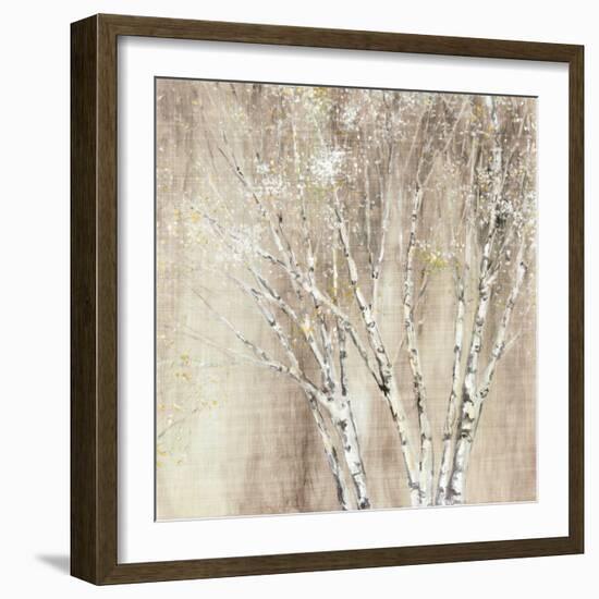 Blue Birch Neutral-Julia Purinton-Framed Art Print