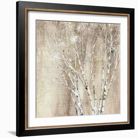 Blue Birch Neutral-Julia Purinton-Framed Art Print