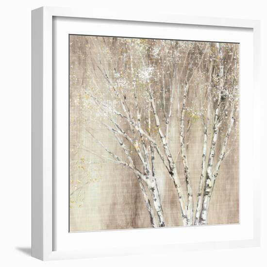 Blue Birch Neutral-Julia Purinton-Framed Art Print