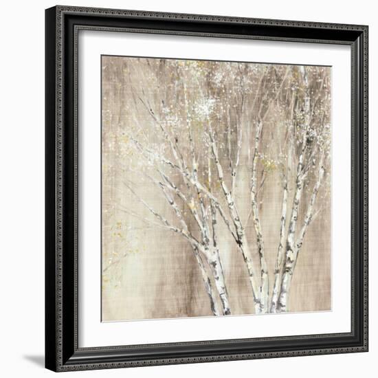 Blue Birch Neutral-Julia Purinton-Framed Art Print