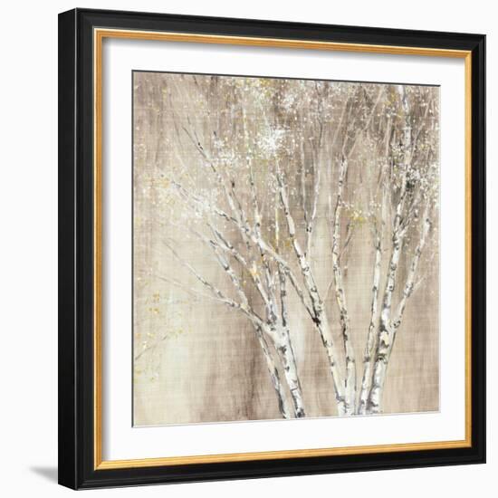 Blue Birch Neutral-Julia Purinton-Framed Art Print