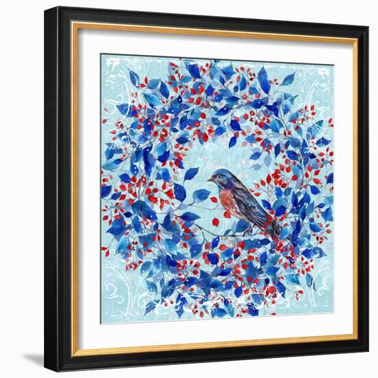 Blue Bird I-Irina Trzaskos Studios-Framed Giclee Print