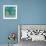 Blue Bird II-Anna Polanski-Framed Art Print displayed on a wall