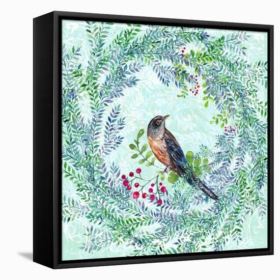 Blue Bird II-Irina Trzaskos Studios-Framed Premier Image Canvas