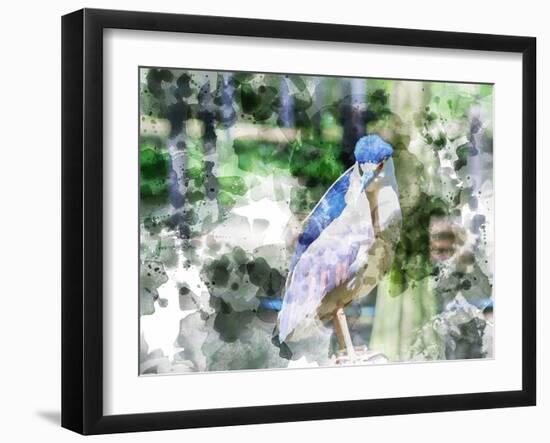 Blue Bird II-Chamira Young-Framed Art Print