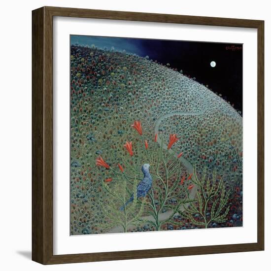 Blue Bird of Happiness, 1995-Tamas Galambos-Framed Giclee Print