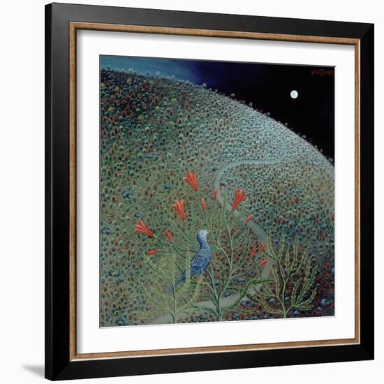 Blue Bird of Happiness, 1995-Tamas Galambos-Framed Giclee Print