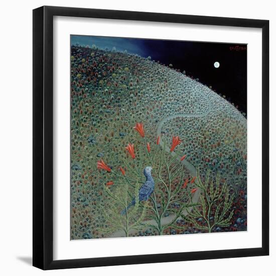 Blue Bird of Happiness, 1995-Tamas Galambos-Framed Giclee Print