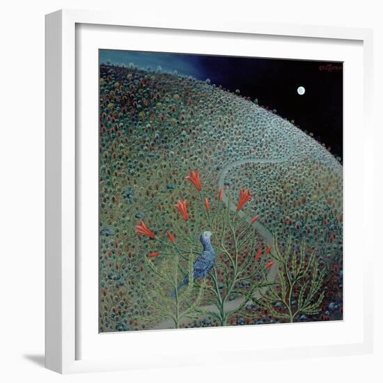 Blue Bird of Happiness, 1995-Tamas Galambos-Framed Giclee Print