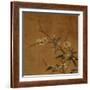 Blue Bird on a Plum Branch with Bamboo (13th/14th Century)-null-Framed Giclee Print