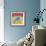 Blue Bird - Tulips-Robbin Rawlings-Framed Art Print displayed on a wall