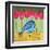 Blue Bird - Tulips-Robbin Rawlings-Framed Art Print