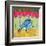 Blue Bird - Tulips-Robbin Rawlings-Framed Art Print