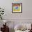 Blue Bird - Tulips-Robbin Rawlings-Framed Giclee Print displayed on a wall