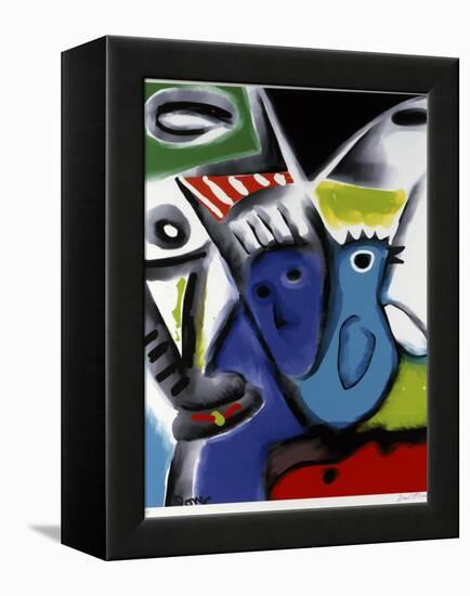 Blue Bird-Diana Ong-Framed Premier Image Canvas