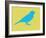 Blue Bird-NaxArt-Framed Art Print