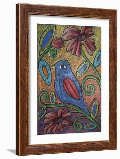 Blue Bird-Karla Gerard-Framed Giclee Print