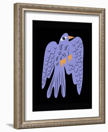 Blue Bird-Little Dean-Framed Photographic Print