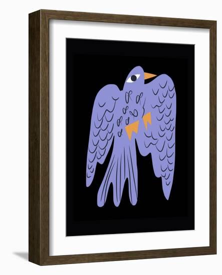 Blue Bird-Little Dean-Framed Photographic Print