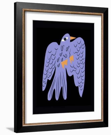 Blue Bird-Little Dean-Framed Photographic Print