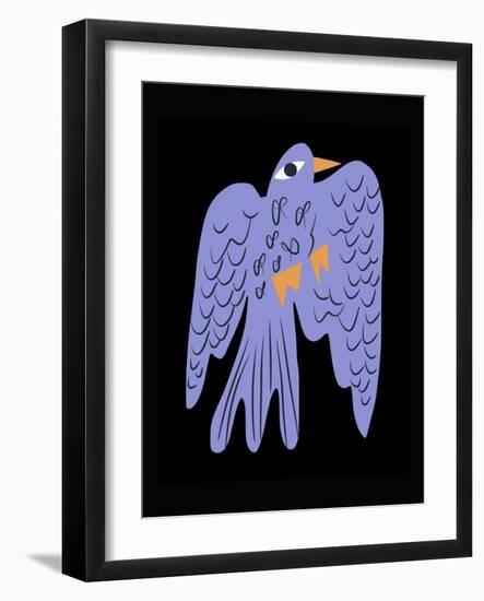 Blue Bird-Little Dean-Framed Photographic Print