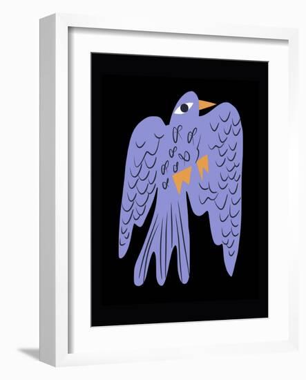 Blue Bird-Little Dean-Framed Photographic Print