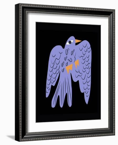 Blue Bird-Little Dean-Framed Photographic Print