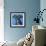 Blue Black Hound-Carolee Vitaletti-Framed Art Print displayed on a wall