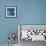 Blue Black Hound-Carolee Vitaletti-Framed Art Print displayed on a wall