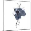 Blue & Black Splash II-Irena Orlov-Mounted Art Print